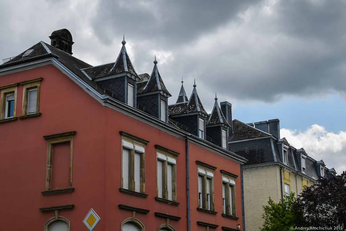 Крыши домов в Люксембурге