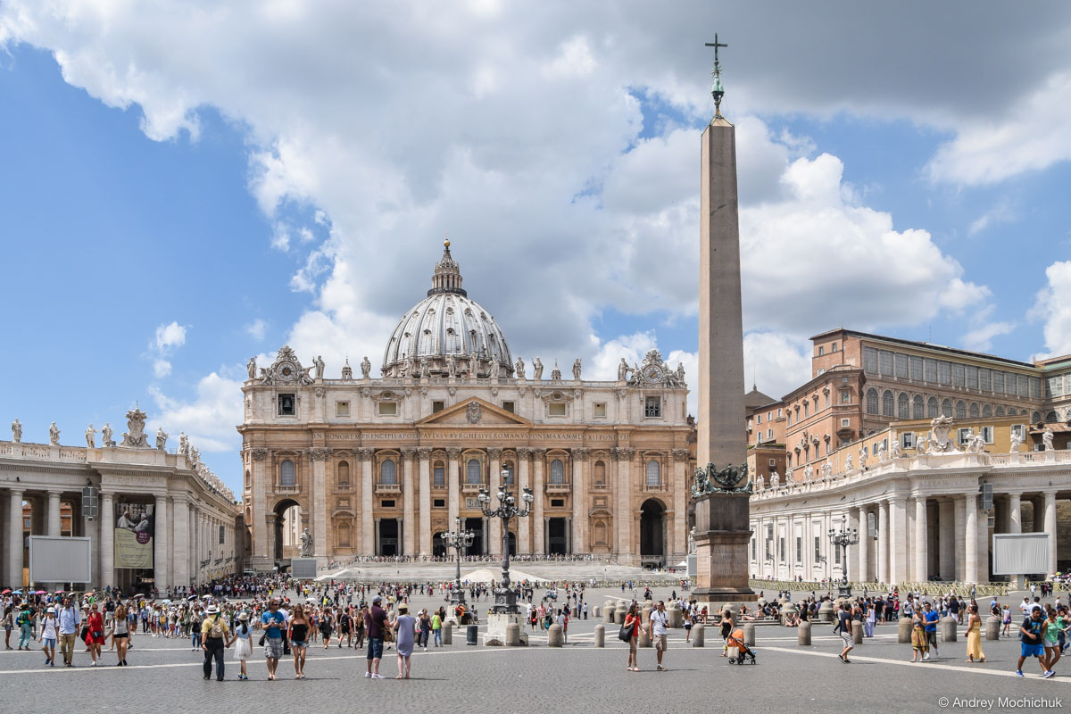 Путешествие на велосипеде по Европе — Италия, Рим, Ватикан.